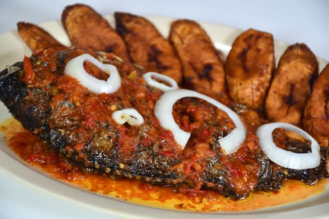 Fried Tilapia and Plantains